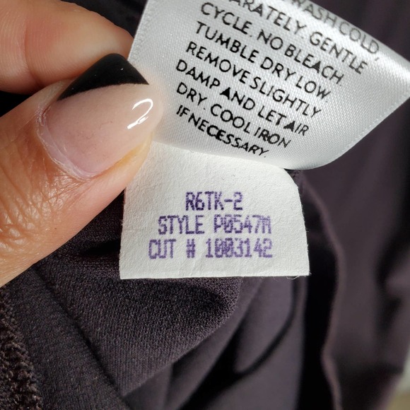 EILEEN FISHER Solid Brown Pull On Wide Leg Pants Sz Small S - Picture 7 of 9